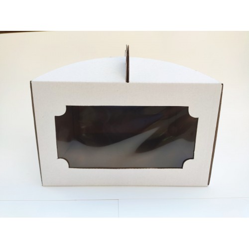 Коробки для торта картон 250х250х150